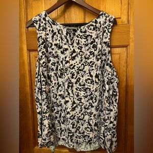 Torrid Purple Leopard Print Tank Size 3